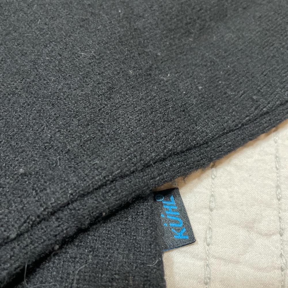 Black Kuhl Wool Zip Up Prague Sweater Size S - Picture 3 of 10